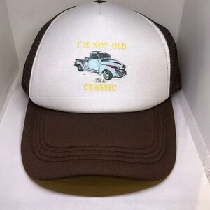 “I’m Not Old, I’m a Classic” Vintage Truck Trucker Hat